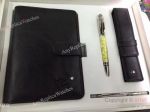 New Starwalker Marble Rollerball Pen & Notebook Set - Montblanc Replica